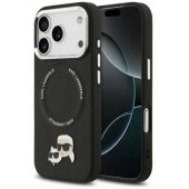 Karl & Choupette Pins MagSafe Case iPhone 17 Pro Black