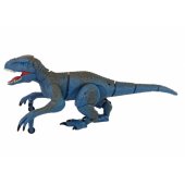 Nuotoliniu būdu valdomas mėlynas dinozauras velociraptoris, riaumojimo garsas
