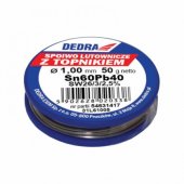 Dedra lydmetalis su fliusu Sn60Pb40 1mm 50g - 31L61005