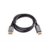 Cable Displayport (M) -> HDMI (M) 1m black/ grey