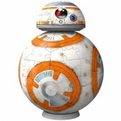 Ravensburger 3D dėlionės kamuolys Star Wars BB-8, 99 detalės