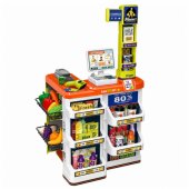 Large Supermarket Cash Register Trolley Scanner Accessories Lights Sou