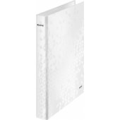 Leitz Wow 4 žiedų A4 40 mm baltas (42420001)