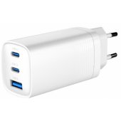 „Gembird“ 3 prievadų 65W GaN USB „PowerDelivery“ greitasis įkroviklis!