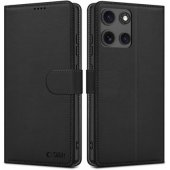"Wallet Cover Motorola Moto G15 / G15 Power" Matte Black