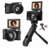 VLG-4K Vlogging Camera Bundle + Remote Control (SB11950) Black