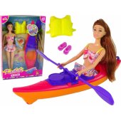 Set Doll Accessories Kayak Pink
