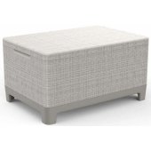 Scandi Storage Table Pebble Grey/ Light Beige
