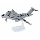 Military Gray Camo UNITED Airplane Figurine HW-605