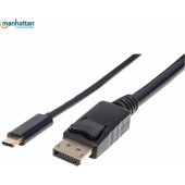 Manhattan Monitor cable adapter USB-C to DisplayPort DP 4K M/ M
