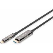 DIGITUS USB - Type C to HDMI AOC FO 10m