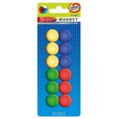 Starpak Spalvoti magnetai 20 mm / 12 vnt./ (244150)