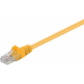 95556 CAT 5e jungiamasis kabelis, U/ UTP 1.5 m geltonas
