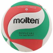 Molten tinklinio kamuolys V4M4000 baltas-raudonas-žalias (MOLTEN171108)