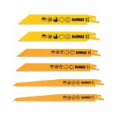 Dewalt saber saw blade set of 6 pieces (DT2444-QZ)