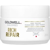 Goldwell Dualsenses Rich Repair 60 sekundžių procedūra pažeistiems plaukams
