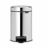 Brabantia sidabrinė šiukšliadėžė su pedalu (113147)