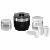 Rommelsbacher JG 80 "Jona" yoghurt maker (black / stainless steel)