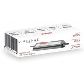 Vandeniui atsparus LED maitinimo šaltinis 12V, 5A, 60W, IP67