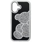 Teddy Bear Case iPhone 17 Silver