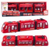 City Metro Opening Doors Lights Sounds Red 1:16