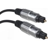 Skaitmeninis optinis kabelis 2,5m Toslink-Toslink 2.5m juodas