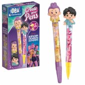 Idea Art Mini Pen Factory K-Pop Demon Hunters Rumi and Jinu Clementoni