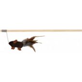 Trixie meškerė su pele ir plunksnomis 50 cm, tamsiai ruda