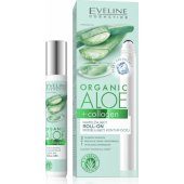 Eveline Organic Aloe drėkinamasis 3 viename ritininis pieštukas akių kontūrui modeliuoti c