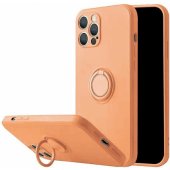 "Pastel Ring Silicone Back Case Xiaomi Redmi Note 9T" Orange