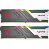 Viper Venom RGB Matte Black Silver 16 GB DDR5 6000 MHz UDIMM PVVR516G6
