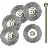 Proxxon Szczotki druciane Proxxon 22 mm dyski Inox [5 cz.]