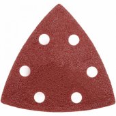 Dedra sandpaper triangle with holes gradation 40 5pcs. (DED794570)