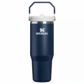 The IceFlow Flip Straw 2.0 Tumbler 0,89L dark blue