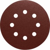 Klingspor abrasive disc 125mm PL28CK grit 80 GLS5 8 holes 50