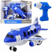 Remote Controlled Screwdriver RC Plane Blue 2in1
