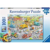 Ravensburger Puzzle 100 Train in the city XXL