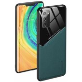 „Lens Leather“ galinis dėklas Xiaomi Mi 11, žalias