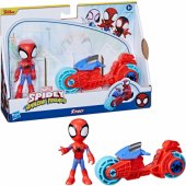 Hasbro Marvel Spidey and His Amazing Friends - Spidey with motorcycle,