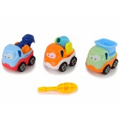 LeanToys Set of 3 Unboltable Cars Buildable Screwdriver