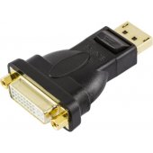 Adapteris DisplayPort / DVI-D juodas