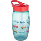 Sportinis buteliukas su sulankstomu snapeliu CARS 400ml 56/ 618 mėlynas