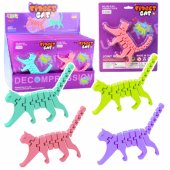 Cat Puzzle Fidget 3D dėlionė, lanksti ir lankstoma, Mix