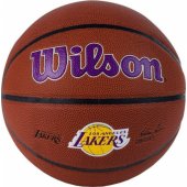 Team Alliance Los Angeles Lakers Ball WTB3100XBLAL Size 7 Brown