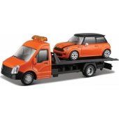 Bburago Street Fire Transport W Mini Cooper S 1:43 BBURAGO