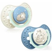 Silicone Dynamic Soother 18m+ Night&Day 22/ 916 Boy 2pcs
