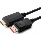 Adapter AV MicroConnect DisplayPort - HDMI czarny (4K Display