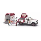 Schleich Horse Club mobilus veterinaras su priekaba
