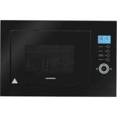 _8416588 Įmontuojama mikrobangų krosnelė 900W, 25L HMW-25BIGBK HEINNER