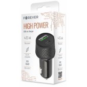 LA-04 1xUSB 2,4A + 1xUSB-C PD 45W Black